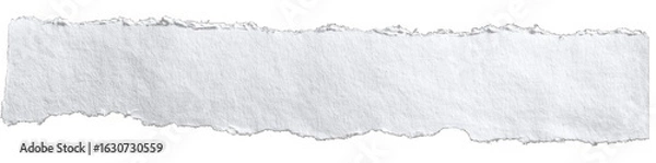 Fototapeta Torn Paper Edge: Isolated Ripped Fragment, png