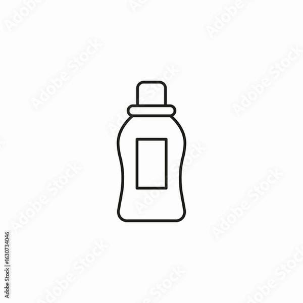 Obraz detergent bottle icon icon sign vector
