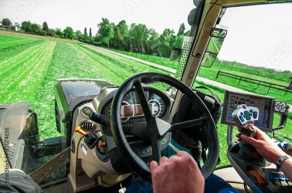 Obraz tractor woring