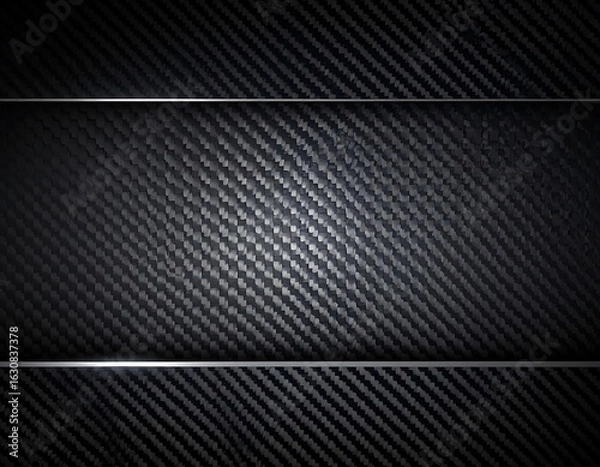 Obraz Dark carbon fiber texture background