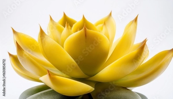 Obraz Golden succulent close-up