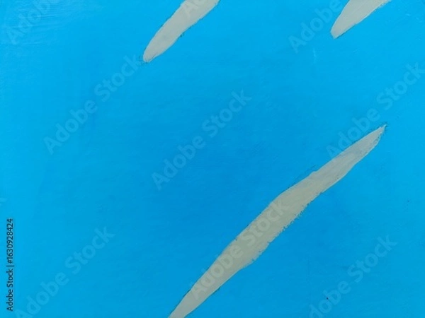 Fototapeta feather on blue background