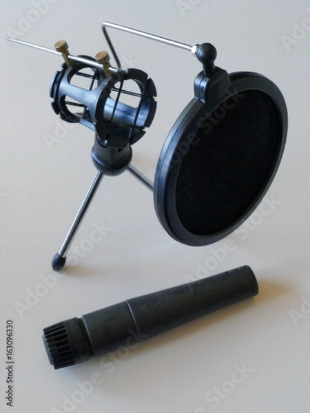 Fototapeta マイクとポップガード