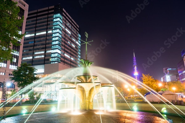 Obraz 札幌大通公園の夜景