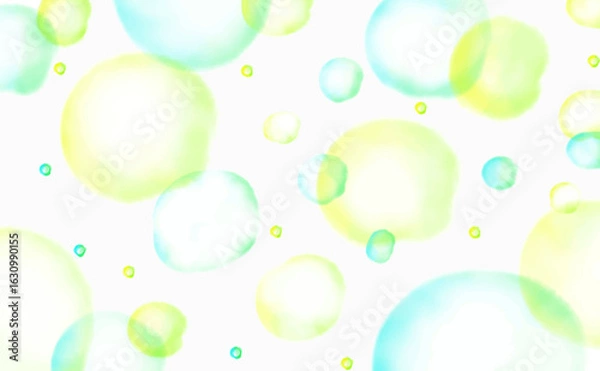 Obraz Transparent pastel polka dot background