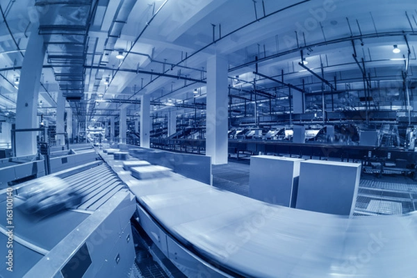 Fototapeta Logistics sorting machine