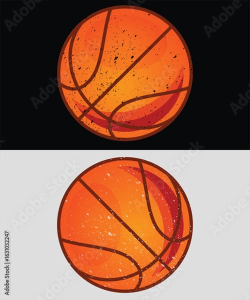 Obraz Basketball ball vector illustration