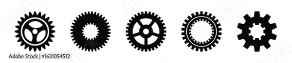 Fototapeta Gear settings icon - Vector 