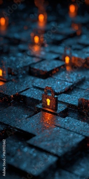 Obraz Digital Security: Data Encryption & Network Protection