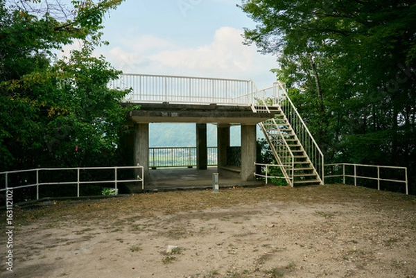 Fototapeta 西山の展望台