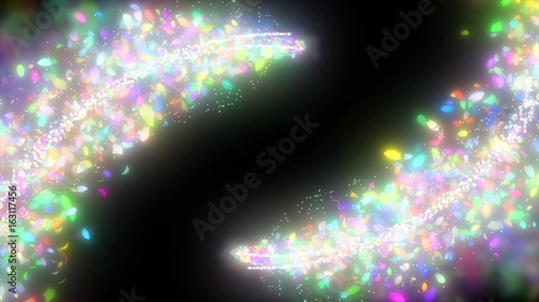 Fototapeta さくら花びら嵐