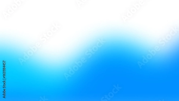 Obraz Glowing blue gradient with a transparent background