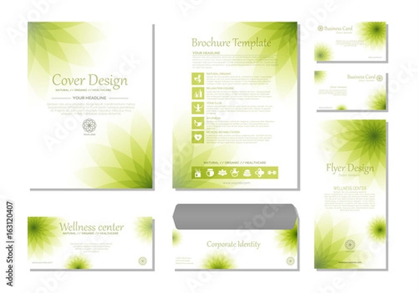 Obraz Brand identity template set