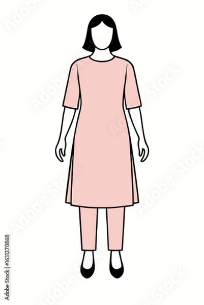 Obraz fashion woman silhouette