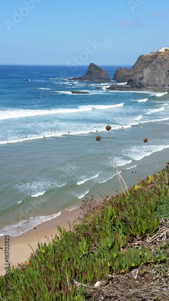 Obraz Riding autumn waves in Portugal