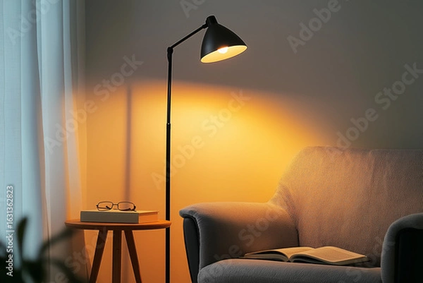 Fototapeta lamp on the table