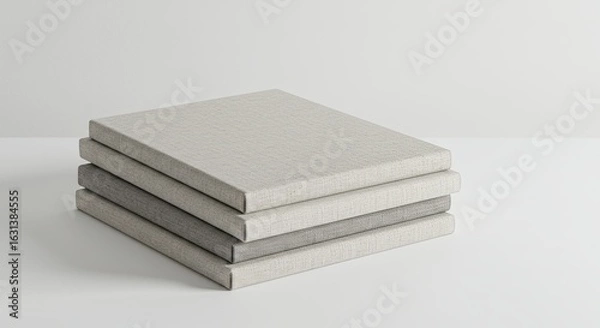 Obraz Stack of Four Neutral Colored Books