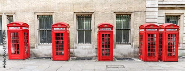 Obraz RED PHONE BOXES