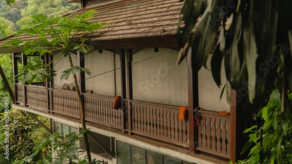 Obraz Stunning Ancient temple at the Monk's trail in Chiang Mai, Thailand 