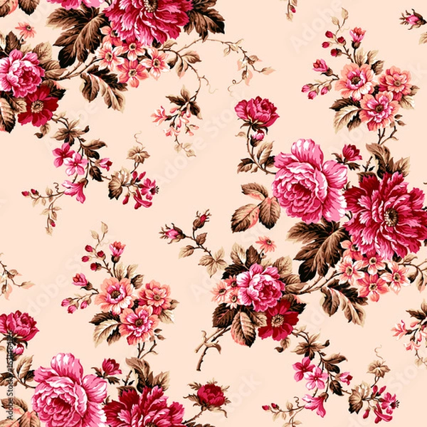 Obraz seamless pattern with flowers