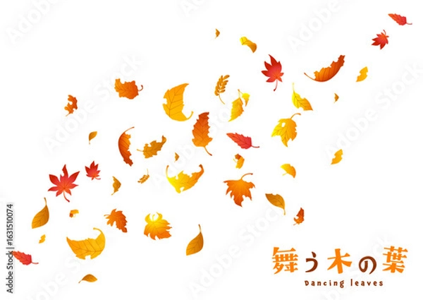 Obraz 舞う木の葉2