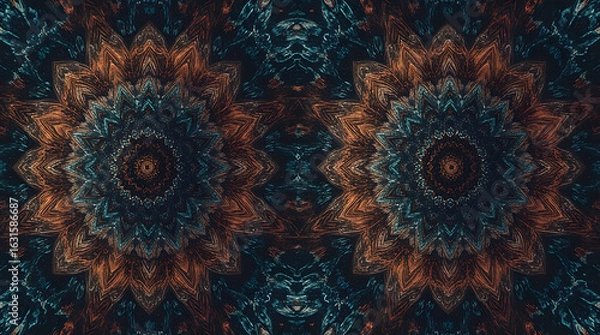 Obraz peacock feather texture