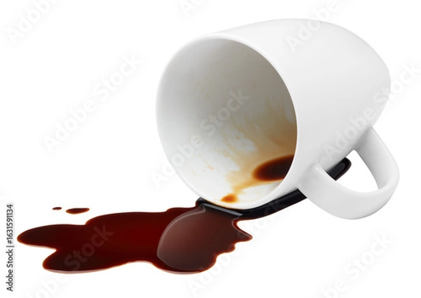 Obraz coffee spilling