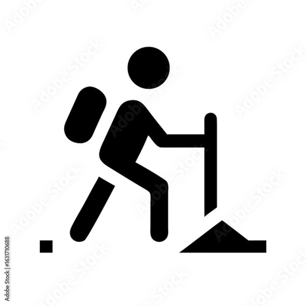 Obraz running man icon