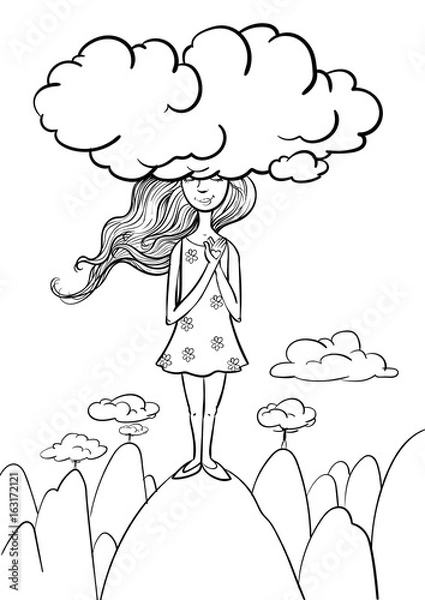 Obraz между небом и землёй