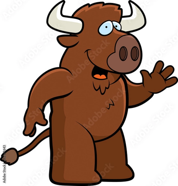 Fototapeta Buffallo Waving