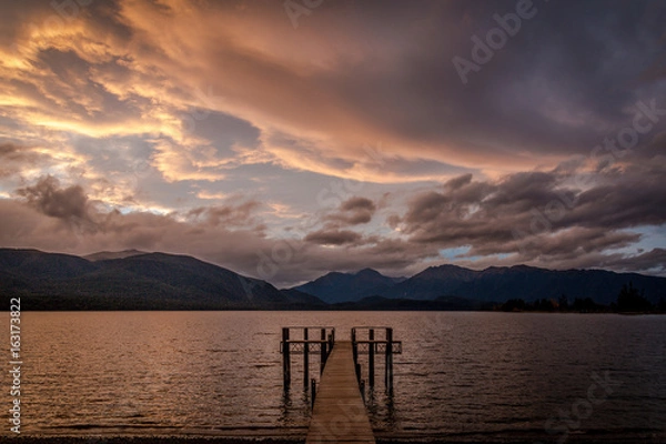 Obraz Pier at Sunset