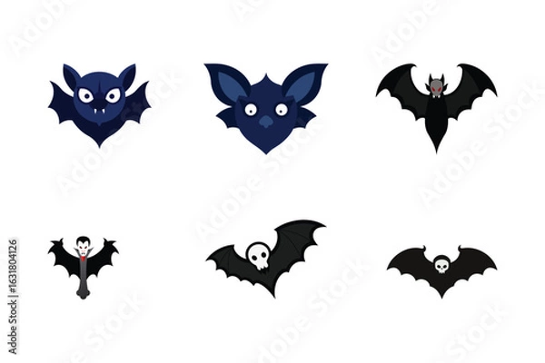 Obraz Vampire Flying Vector Illustration