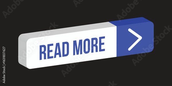 Obraz 3D Read More Button with Arrow Icon