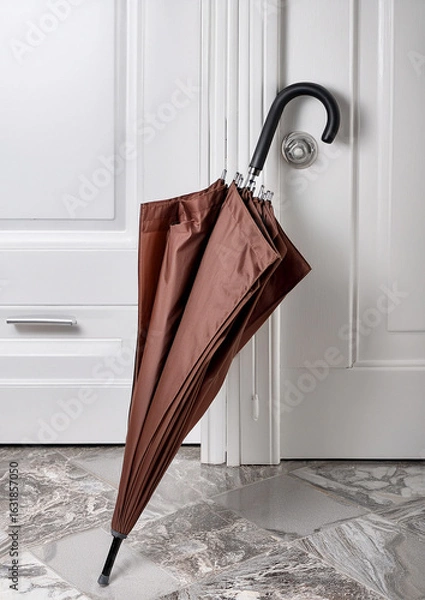 Obraz 雨が降った日の玄関