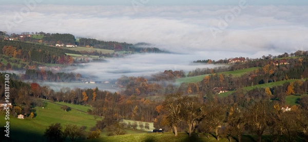 Obraz Nebel über Seitenstetten