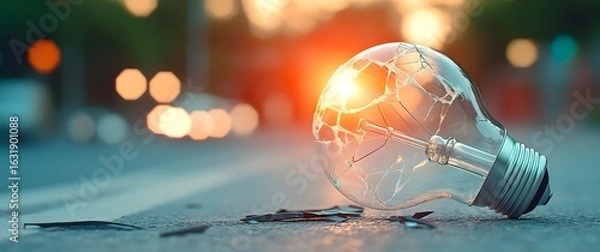 Obraz A fallen idea still shines