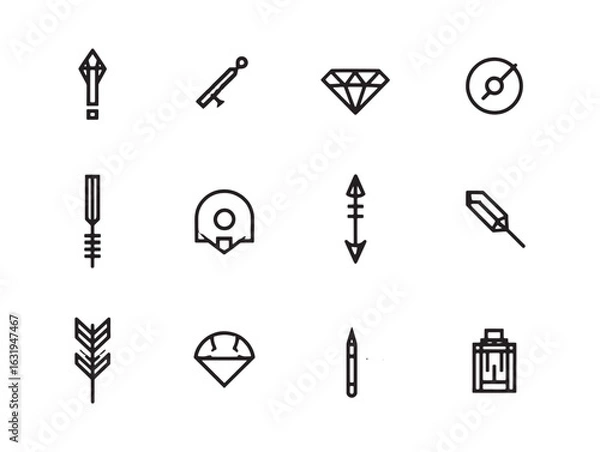 Fototapeta u7359883677_Bullet_Points_in_Typography_._A_set_of_ultra-mini_38f23bd5-584e-42f8-9f0b-43c72aee4f94_3.eps