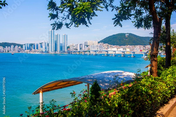 Obraz 부산 흰여울 문화마을 바다