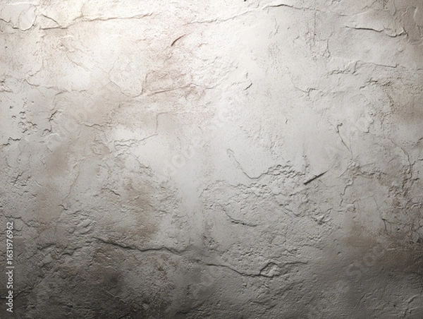 Obraz Gray concrete wall showing rough texture with cracks and scratches