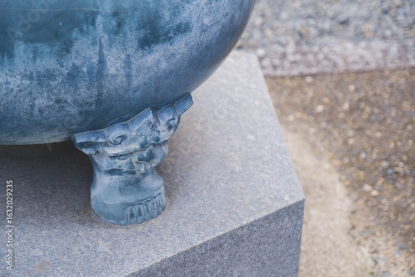 Obraz 乙訓寺、歴史的なお寺の風景、京都、日本