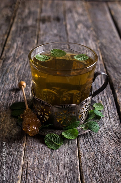 Obraz Tea with mint