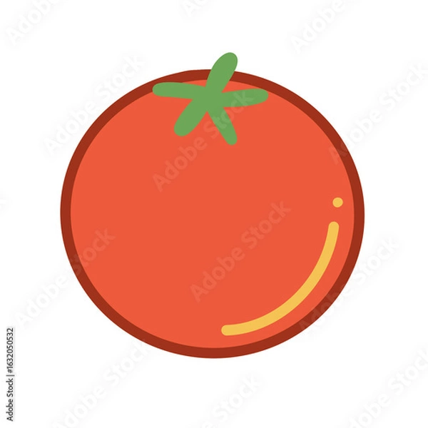 Fototapeta Tomato drawing