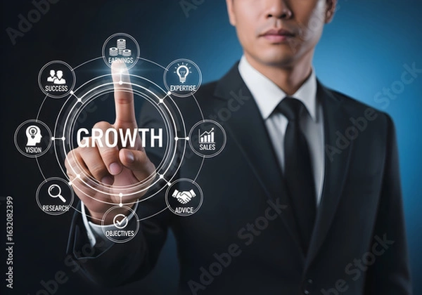 Obraz Strategic Business Growth and Development for Success
