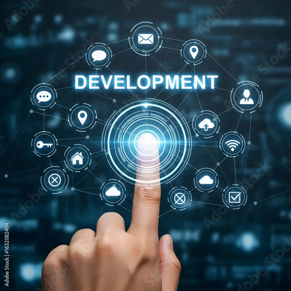 Fototapeta Innovative Development Strategies for Future Growth