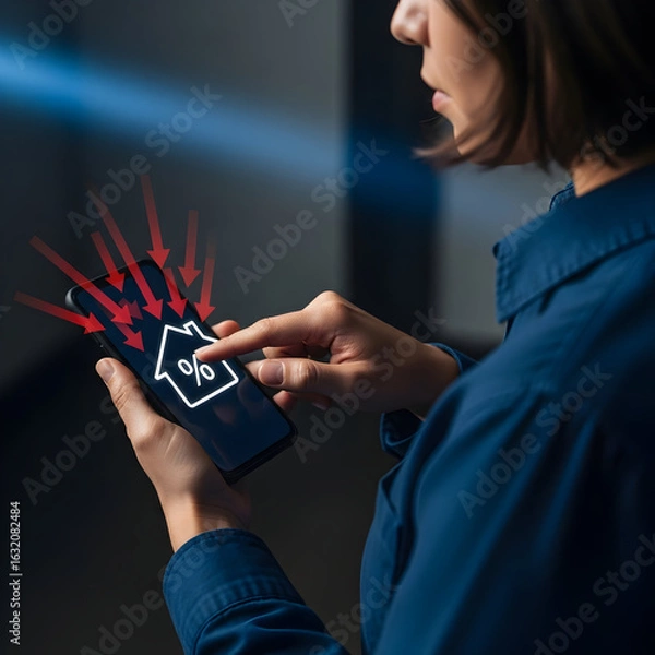 Obraz Smartphone Shopping Discount Alert