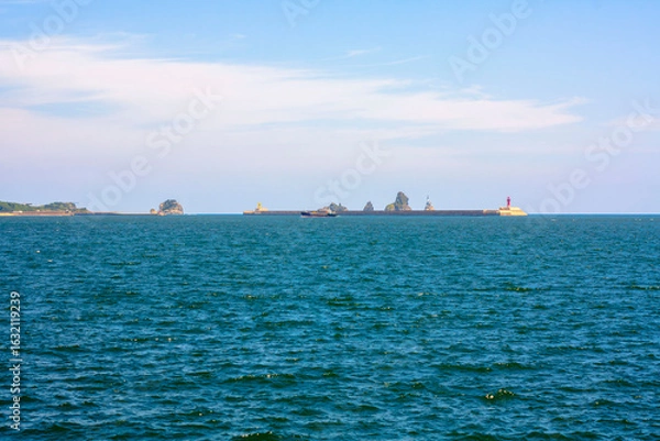 Obraz 부산 오륙도와 항구