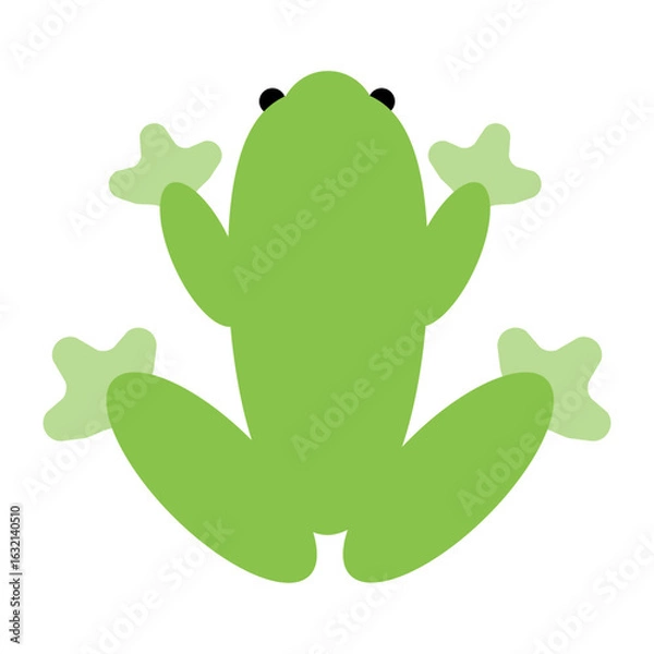 Obraz Frosch - farbiges Icon