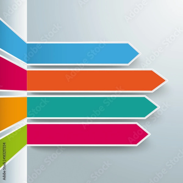 Obraz Arrows Business Infographic Template