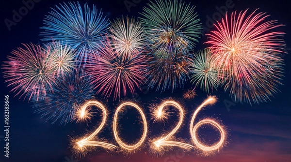 Obraz Happy New Year 2026 Background