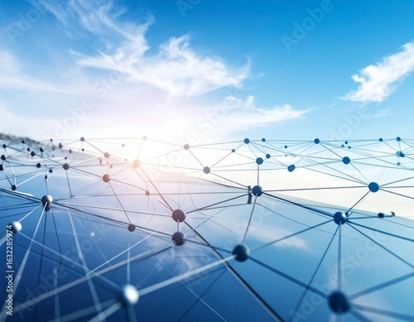 Obraz technology network